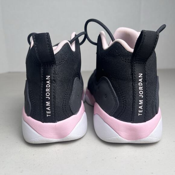 Jordan Jumpman Team II GS Girls 3Y Anthracite Black & Pink Sneakers 820276-060 - Picture 6 of 12